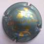 Marque : GENERIQUE  N° Lambert : 766g Couleur : Bleu gris et or Description : Inscription Champagne   en lettres capitales et bulles  Ref perso : 