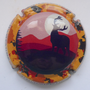 Marque : STRAUSS - GEORGETON N° Lambert : 54 Couleur : Polychrome, contour orange Description : Cerf - nom de la marque Emplacement : 