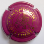 Marque : TAITTINGER N° Lambert : 93 Couleur : Lilas et Or Description : Cavalier. Petit dessin. Nom de la marque dans cercle extérieur  Emplacement : 