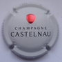Marque : CASTELNAU (de) N° Lambert : 11q Couleur : Blanc, goutte rouge Description : Mention Champagne Castelnau - nom de la marque Emplacement : 