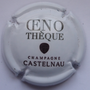Marque : CASTELNAU (de) N° Lambert : 14 Couleur : Fond blanc, écriture noire Description : Oenothèque - nom de la marque Emplacement : 
