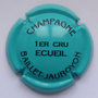 Marque : BAILLET-JAUROYON N° Lambert : 17cCouleur : Turquoise et noir Description : Nom de la marque  Emplacement : 