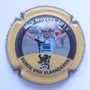 Marque : ROUYER Philippe N° Lambert : 165c Couleur : Jaune, noir et blanc, contour noir Description : Portrait de Nick Nuyens vainqueur Tour des Flandres 2011  - nom de la marque sur le contour  Emplacement : 