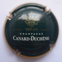 Marque : CANARD - DUCHENE N° Lambert : 77c Couleur : Vert foncé, contour or  Description : 150 ans - Armoiries - nom de la marque  Emplacement : 