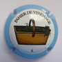 Marque : COURTY - LEROY N° Lambert : 12e Couleur : Fond blanc, polychrome Description : 6 - panier de vendage - nom de la marque sur contour   Emplacement : 