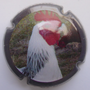 Marque : LEMAIRE Dominique N° Lambert : 11 Couleur : Contour gris clair Description : Coq - nom de la marque  Emplacement : 