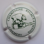 Marque : RIGAUT Etienne N° Lambert : 4 Couleur : blanc et vert Description : Ours et bouteille - nom de la marque Emplacement : 