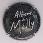 Marque : DEMILLY Albert  N° Lambert : 81 Couleur : Noir, écriture blanche Description : Nom de la marque  Emplacement : 