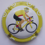Marque : VINCENT - LAMOUREUX  N° Lambert : A5a Couleur : Polychrome, contour jaune Description : Tour de Bretagne 2023 - nom de la marque Emplacement : 