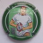 Marque : STRAUSS - GEORGETON N° Lambert : A33a Couleur : Polychrome, contour vert foncé  Description : Rugby France 2023 - nom de la marque Emplacement : 