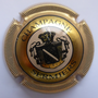 Marque : SERMIERS N° Lambert : 14 Couleur : Contour Crème, striée. Petit cercle Description : Blason couronné  Emplacement : 