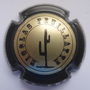 Marque : FEUILLATTE Nicolas N° Lambert : 53 Couleur : Contour noir, fond or Description : 40 ans - Cactus  Emplacement : 