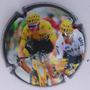 Marque : BREUL Patrick N° Lambert : 72 Couleur : Polychrome, contour noir Description : TDF 2019 Chris Froome - nom du producteur sur le pourtour Emplacement : 