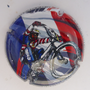 Marque : BRUNEAUX Jean N° Lambert : A10c Couleur : Polychrome Description : VTT de descente - nom de la marque Emplacement : 