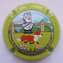 Marque : MONTHAUBAN N° Lambert : 103c Couleur : Polychrome, contour vert pomme Description : Le renard et le buste - nom de la marque Emplacement : 