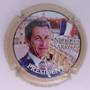 Marque : MIGNON Pierre N° Lambert : 73d Couleur : Contour grège Description : Nicolas Sarkozy - nom de la marque Emplacement : 