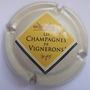 Marque : GENERIQUE  N° Lambert : 665f Couleur : Gris crème pâle - bas du losange ombragé Description : Les champagnes de vignerons  Ref perso :  
