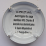 Marque : SANDRIN Jean N° Lambert : A2c verso Couleur : Polychrome Description : Charles II Emplacement : 