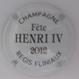 Marque : FLINIAUX Régis N° Lambert : 52 Couleur : Blanc et noir Description : Fête Henri IV 2012 -  Nom de la marque  Emplacement : 