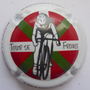 Marque : DAVID - HEUCQ Henri N° Lambert : 187 Couleur : Polychrome, contour blanc Description : TDF 2023 - départ Bilbao - nom de la marque Emplacement : 