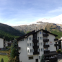 panorama view south-facing balcony Ferienhaus-Apartment Golf Saas-Fee