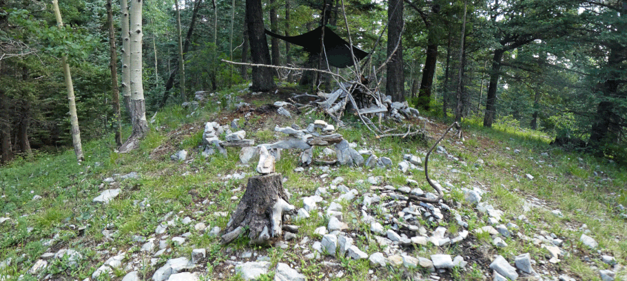 No-name Trail, Sandia Mountains, Cibola National Forest, New Mexico