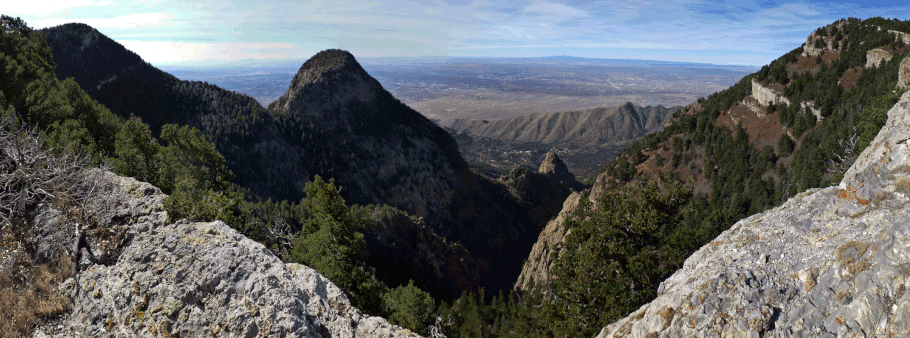 Juan Tabo Canyon, North Sandia Peak, Sandia Mountains, Cibola National Forest, New Mexico