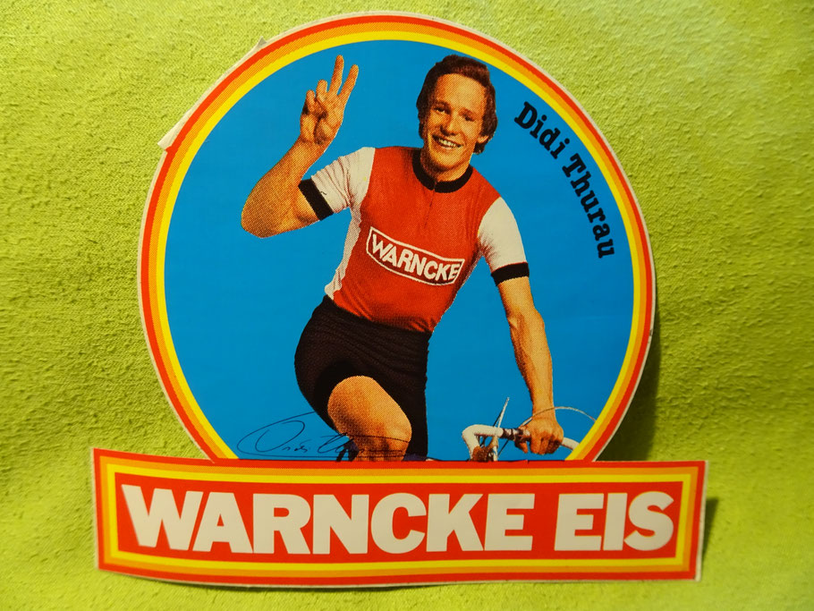 1979 war die Berliner Firma Warncke Eis Co-Sponsor bei Ijsboerke   -   Didi warb so auch für deutsches Eis