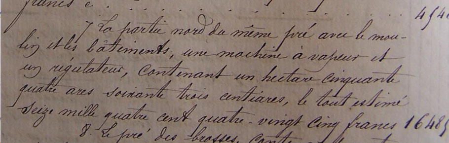  Extrait liquidation héritage Blanchet 1874  AD 44