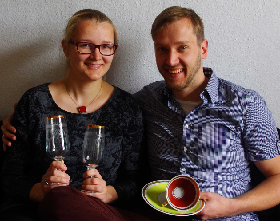 Luisa und ihr Freund mit ein paar ihrer Schätze, Foto: M. Steuer