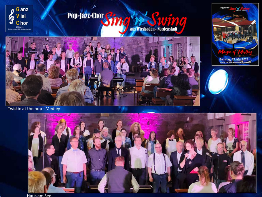 Pop-Jazz-Chor Sing'n'Swing Konzert 17.5.2025 Kath. Kirche Nordenstadt