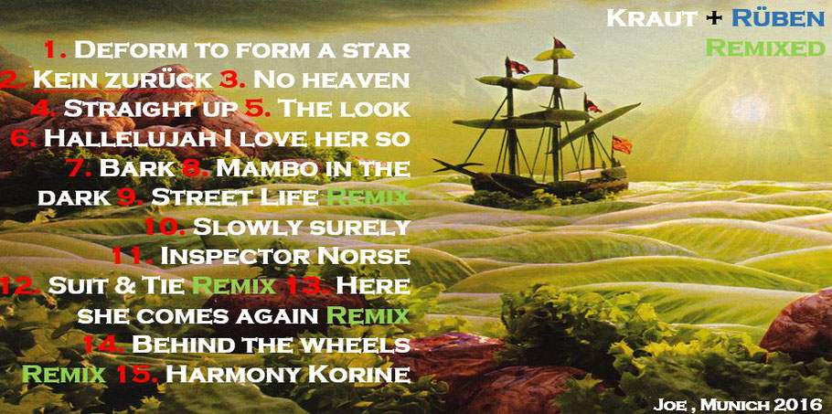 A buffet of slow, funky, souly, poppy and rocky tracks.