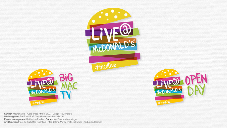 Live@McDonald's Logos