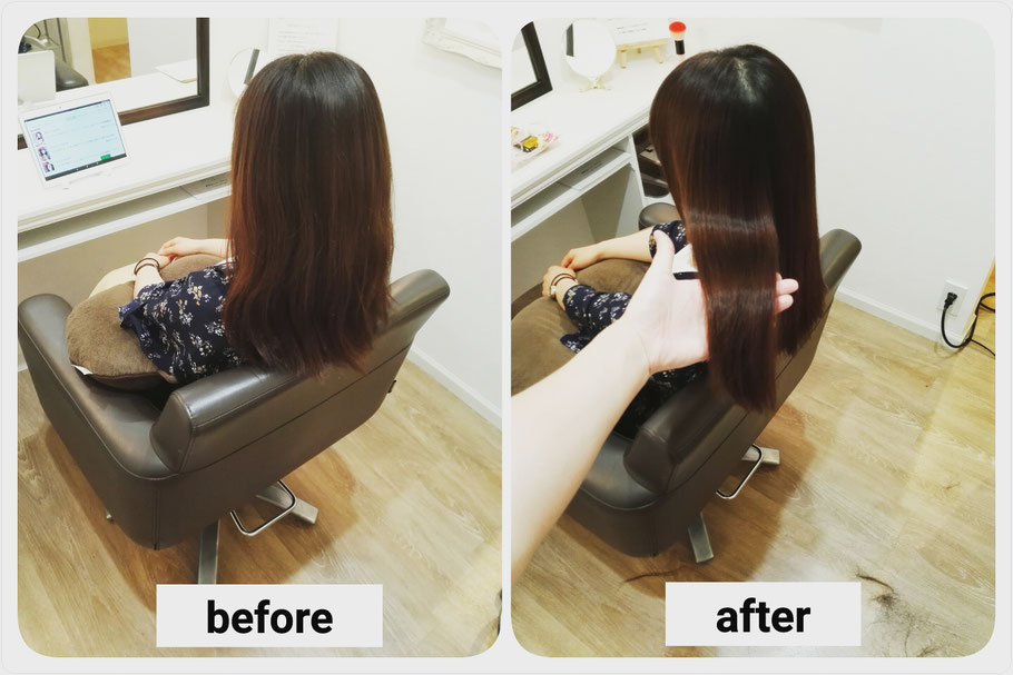 カラーエステ施術実例紹介。高崎市の髪質改善&ヘアケア美容室ロリポップ