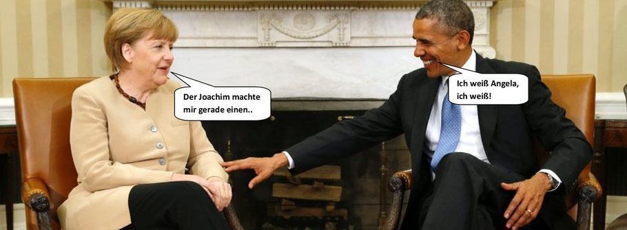 Angela Merkel und Barak Obama, NSA-Abhörskandal