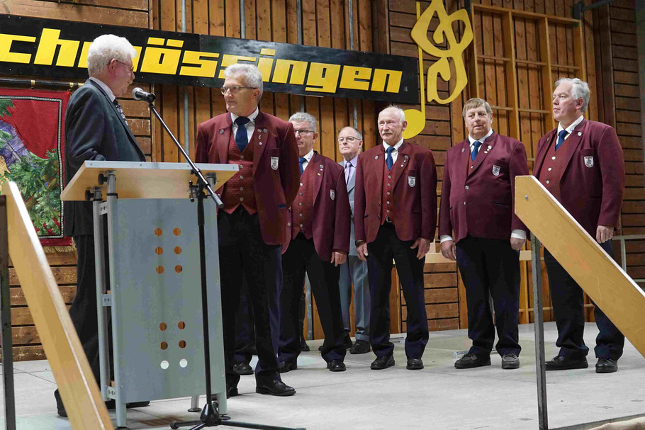 Von links vorne : Dieter Kleinmann, Erich Fehrenbacher,Roland,Fehrenbacher, Hubert Moosmann, Rheinhard Moosmann, Oskar Haas