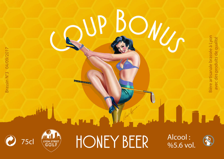 Bière lyon street golf beer craft urban golf honey miel