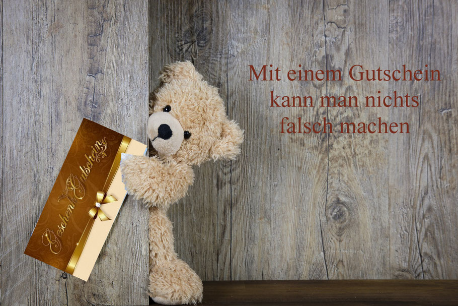 Unsere Gutscheine sind für das gesamte Shop-Angebot gültig.