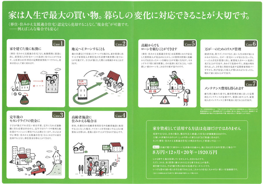 川西市　注文住宅　長期優良住宅　かせるストック　移住住みかえ支援適合住宅