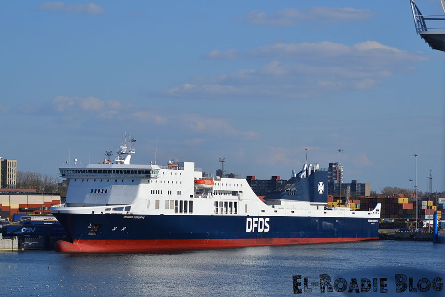 DFDS Fähre Kiel Klaipeda Hafen