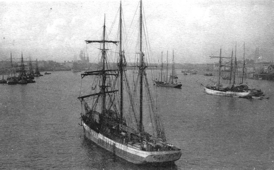 La Charmeuse ne verra pas le port de Bordeaux à l’automne 1904, ce port de livraison des morues des navires terre-neuviers et islandais  