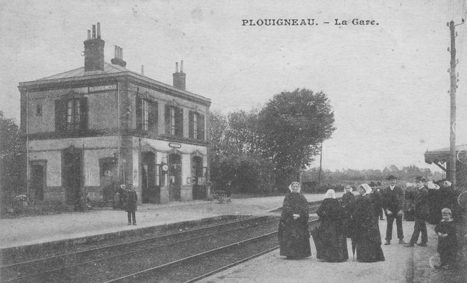 La gare de Plouigneau, commune rurale de l’Est de Morlaix , est plus discrète vis-à-vis de la douane pour les expéditions frauduleuses par le train que la gare de Morlaix