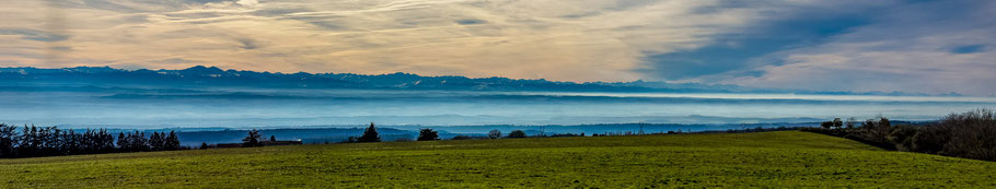 Panorama dei Pirenei