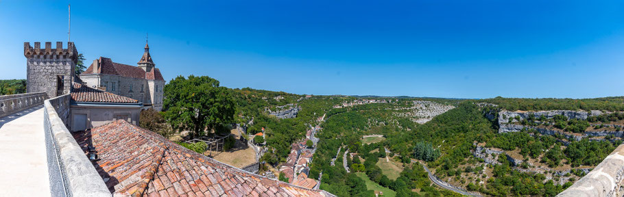 Rocamadour: panorama dal castello