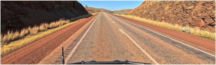 unterwegs auf dem Great Northern Highway Richtung Karijini Nationalpark