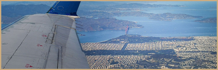 USA, Reise, San Francisco, Flug über San Francisco, Flug über Golden Gate Bridge