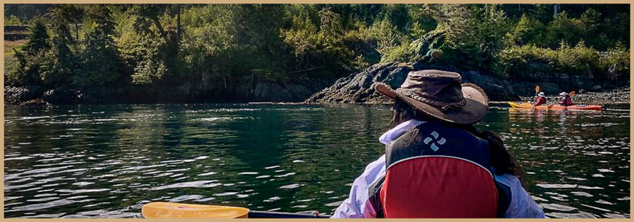 British Columbia, Vancouver Island, Telegraph Cove, Kayak-Tour, Johnson Strait