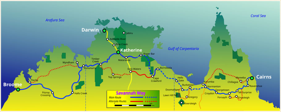 Savannah Way, Outback Queensland, Gulf Track, Roadtrip, Offroad, Strassen Australien