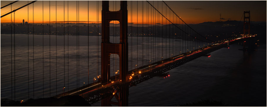 San Francisco, Kalifornien, Golden Gate Bridge, Battery Spencer, Sunrise San Francisco