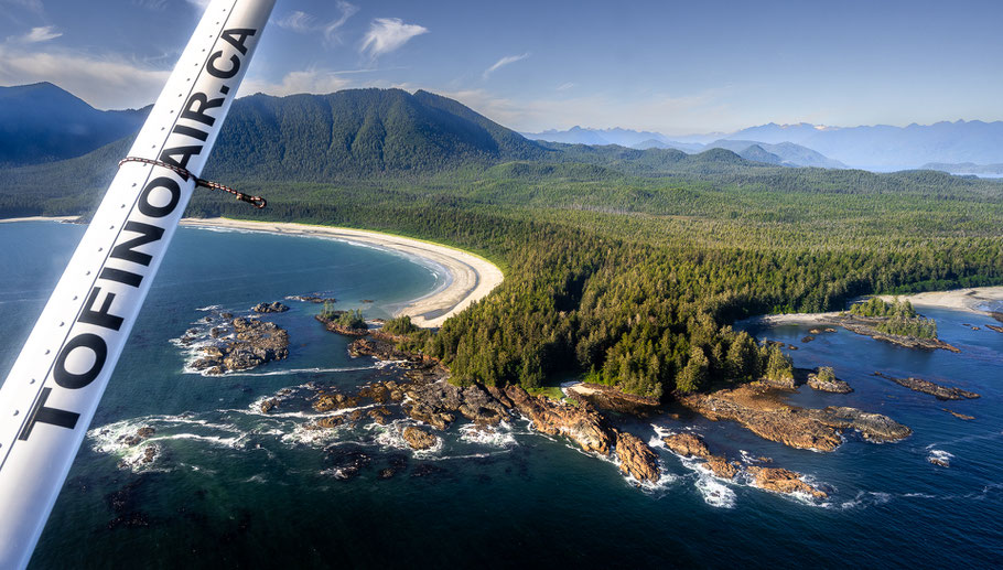 Vancouver, Vancouver Island, Tofino, Pacific Rim Nationalpark, Aeral View, British Columbia